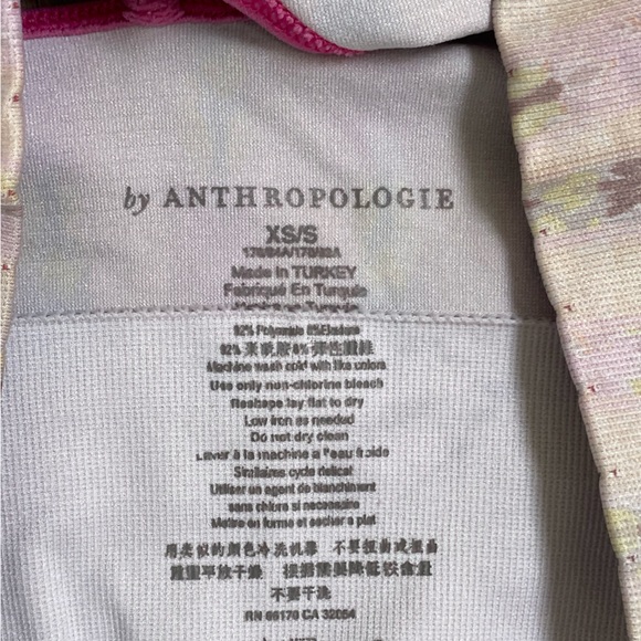 Anthropologie Jenny Seamless Bralette in Pink sz XS/S | Razorback Knit Bra - Picture 4 of 4